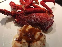 铁板龙虾配九绘鱼-Ginza Onodera铁板烧(外滩十八号店)