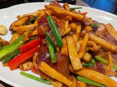 腊味炒三菇-四道菜·福建菜馆(新街口金鹰店)