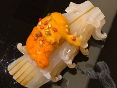 枪鱿鱼海胆寿司-鮨青(恒基名人购物中心店)