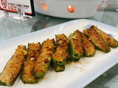 煎酿尖椒-天鲜阁·海鲜粤菜·33年老字号(石槎白云站店)