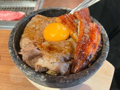 烧肉鳗鱼石锅拌饭-俺的焼肉(銀座9丁目店)