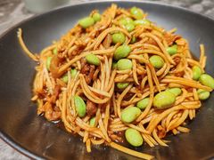 茭白毛豆米炒肉丝-平山宴(瘦西湖店)