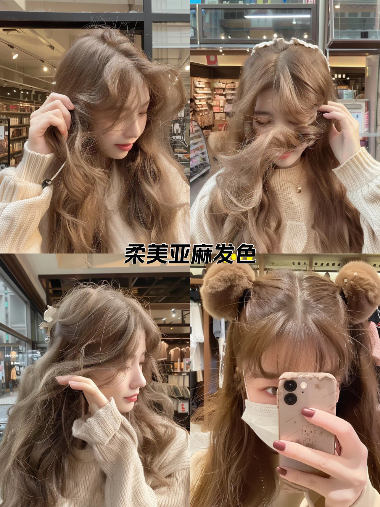 灰棕发色