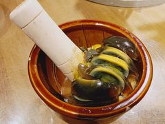 皮蛋辣椒擂茄子-小放牛炒菜馆(军校店)