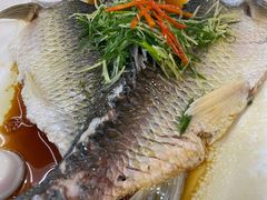 盐油水蒸山坑鲩-水乡人家私房菜(逢简店)