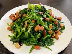 果仁菠菜-玫瑰红烤羊排(北新桥三条店)