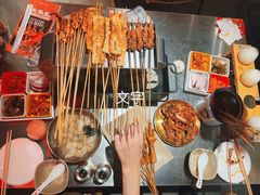 菠萝牛肉串-大头叔烤鸡爪·朝鲜族烤串(天池路店)