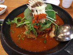 土豆排骨火锅-喇喇排骨火锅·传统韩式脊骨汤(望京西园总店)