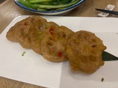 椒盐莲藕夹-枣子树·素食餐厅(朱家尖店)