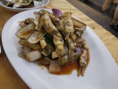 姜葱炒蛏子-沈家门小海鲜