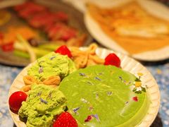 抹茶豆腐抹茶gelato和甜豆卷-野草莓自由市场