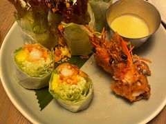 香芒米纸卷配榴莲汁-CHINCHIN 青青·泰国料理(万象食家店)