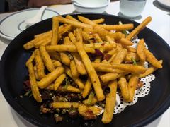 干煸藕丝-刘胖子家常菜·蹄花焖藕(江汉路总店)