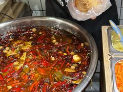 鸡蛋花干卤锅-三兄弟高炉烧饼