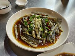 葱油蛏子-金秋小吃海鲜·专注30年临海特色风味