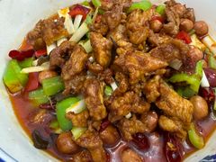 宫保鸡丁煮馍-赵西安三鲜煮馍馆(大车家巷店)