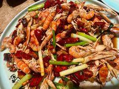 辣炒花腰子-金太阳海鲜烧烤·本地人餐厅(孙家沟店)