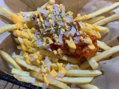 泡菜薯条-包装马车·韩国料理·포장마차