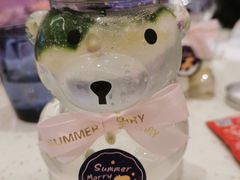 萌萌熊奶茶杯-夏日玛莉西餐厅(中茂城店)