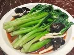 白灼菌菇菜心-新白鹿餐厅(西湖银泰店)