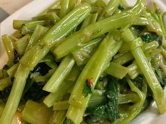 椒丝腐乳炒空心菜-肥仔文澳门猪骨煲(南京西路店)