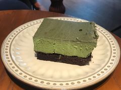 抹茶巴斯克蛋糕-及咖啡GatherCoffee(华申大厦店)