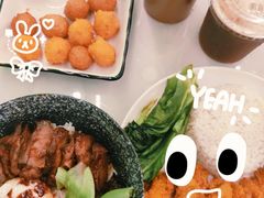 灵魂咸蛋黄叉烧饭-新荔园茶餐厅(荔湾区府宿舍大院店)