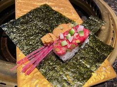 海胆生牛肉手卷-老乾杯和牛烧肉(王府中环店)