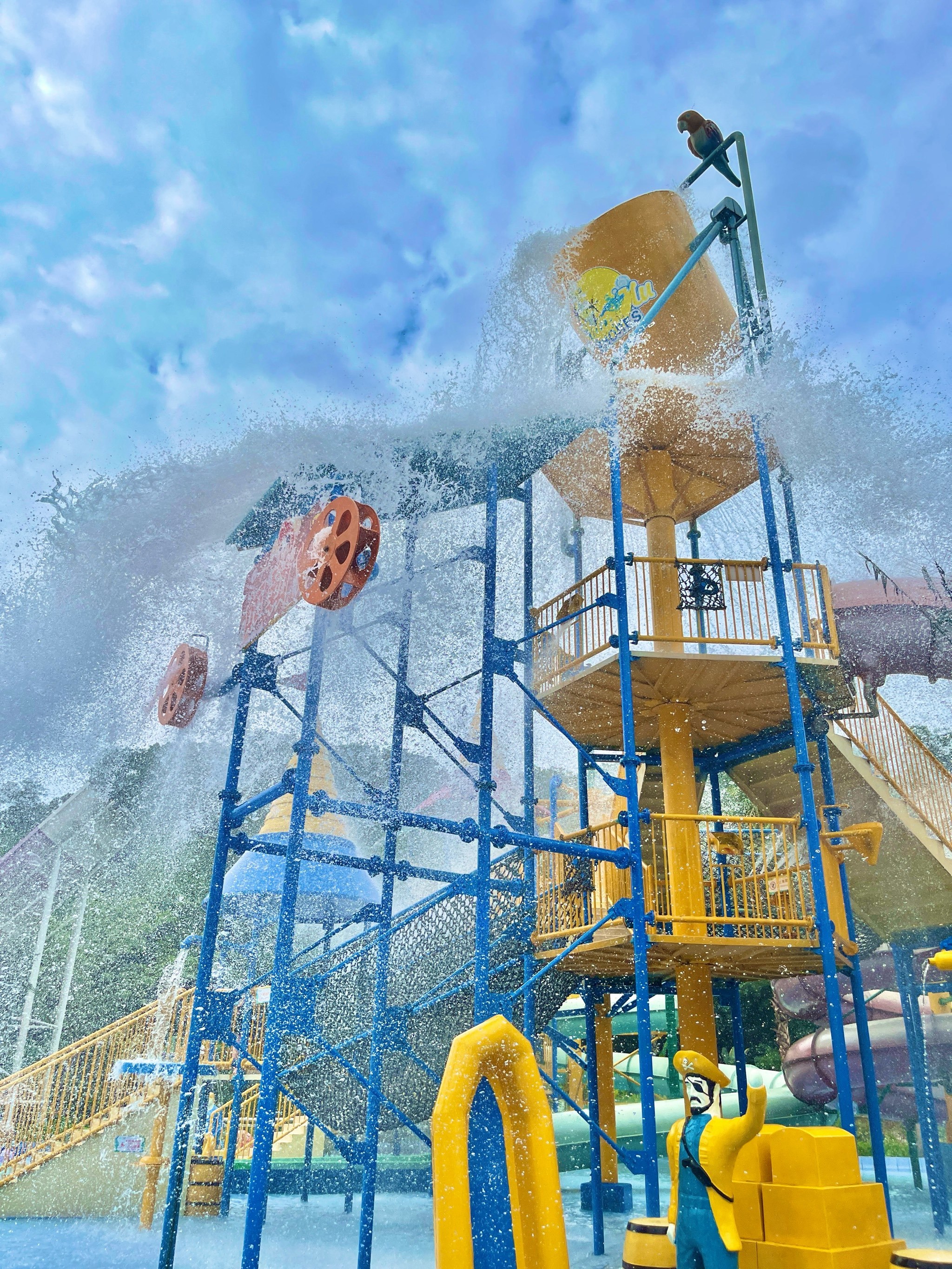 山湖水上乐园玩到不想回家🥳