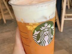 百香果桃桃茶云乌龙饮品-星巴克(天津东江道香年广场店)