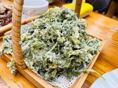 蒸山野菜-小仙居·农家宴烤羊· 农庄