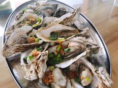 蒜蓉蒸生蚝-七鲜渔港美食餐厅(巽寮湾海景店)