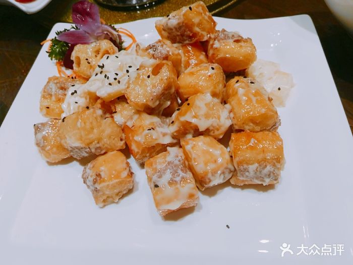 江湖晴餐厅-菠萝油条虾-菜-菠萝油条虾图片-鞍山美食-大众点评网