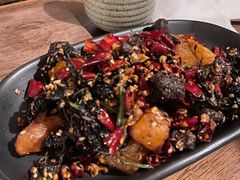 紫苏薯块佐牛肉干-小食院简餐厅