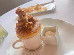 玉米舒芙蕾配焦糖爆米花冰淇淋-Jean Georges