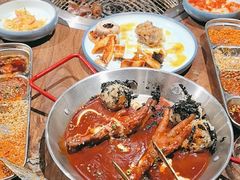 -明洞阿姨·韩式酱蟹烤肉·创意料理(三元桥店)