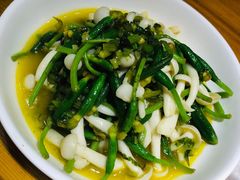 鲜菌黄瓜花-丁记盐蘸牛肉·新杭菜(河东路店)