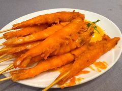 咸蛋黄串虾-金哥私房菜馆(张府园总店)