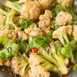 低卡捞汁拌花菜
