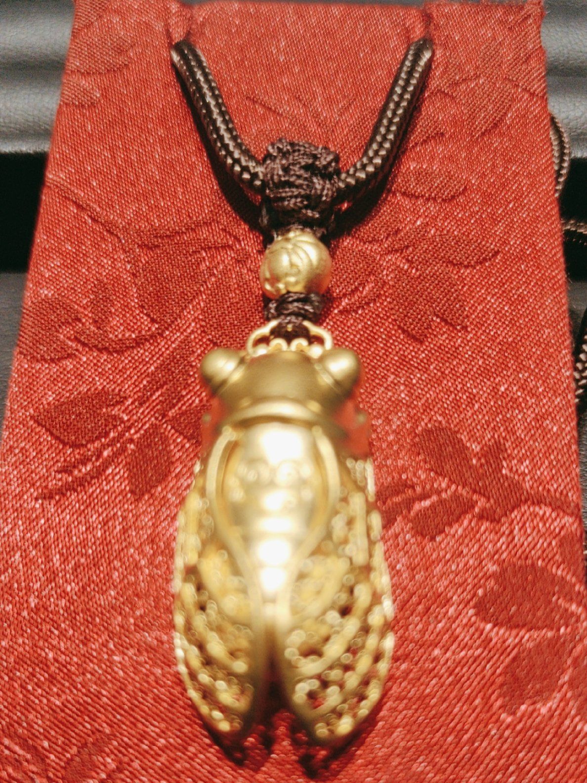 古祖黄金工艺打造,表面哑光材质[爱心]