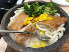 猪扒乌冬-佰搭果·广式茶餐厅(西华路店)