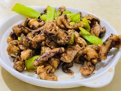 干煸鱿鱼-满口香饭店