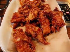 甜辣无骨炸鸡-包装马车·韩国料理·포장마차