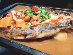 蒜香味凌波鱼-探鱼·鲜青椒爽麻烤鱼(苏宁广场店)