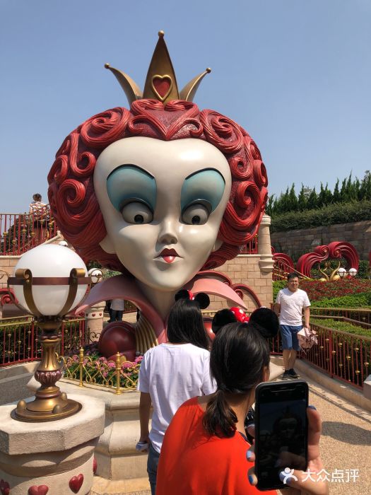 上海迪士尼度假区红皇后图片