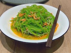 甜晒虾皮炒青笋丝-味莊·青岛菜(云霄路店)
