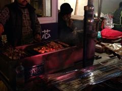 新疆羊肉串摊-新疆阿力烧烤