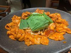 铁板章鱼五花肉-春熙台韩国料理·章鱼肥牛(西丽店)