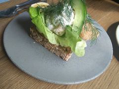 华夫饼配水波蛋配培根-BOR Eatery(安福路店)