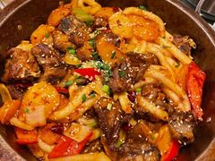 -炕锅羊肉土火锅面片大王